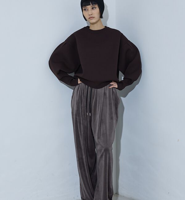 NOMINE「プレーティングニット プルオーバー（ラメ混・無地）」|ニット・セーター|