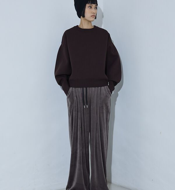 NOMINE「プレーティングニット プルオーバー（ラメ混・無地）」|ニット・セーター|