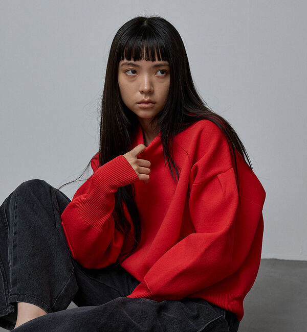 NOMINE「プレーティングニット プルオーバー（ラメ混・無地）」|ニット・セーター|