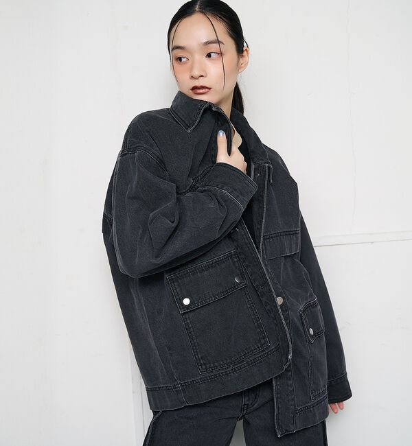 NOMINE「【セットアップ対応】オーバーサイズ デニム ジャケット / カバーオール」|その他|
