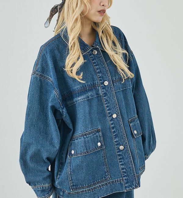 NOMINE「【セットアップ対応】オーバーサイズ デニム ジャケット / カバーオール」|その他|