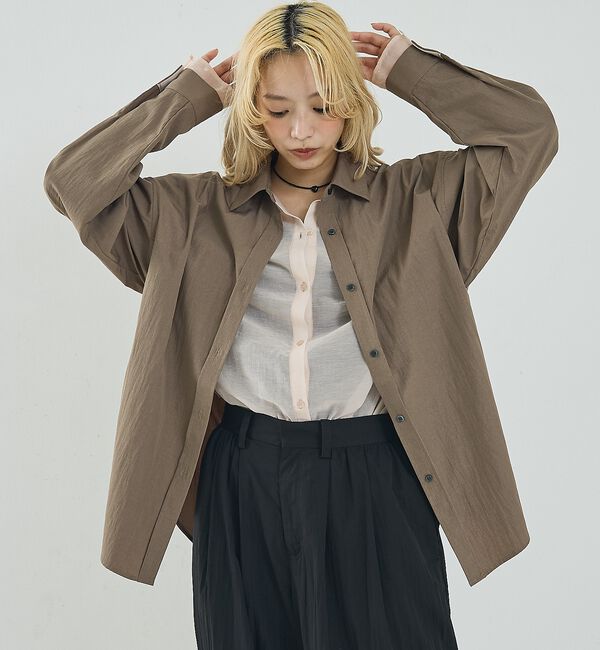 NOMINE「レイヤード シャツ」|シャツ・ブラウス|