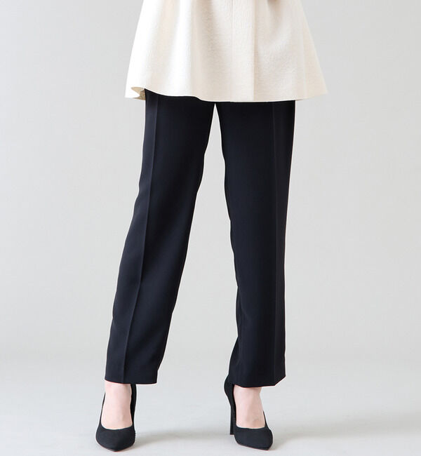 TIARA「カバーリング2タックパンツ」|その他|ブラック