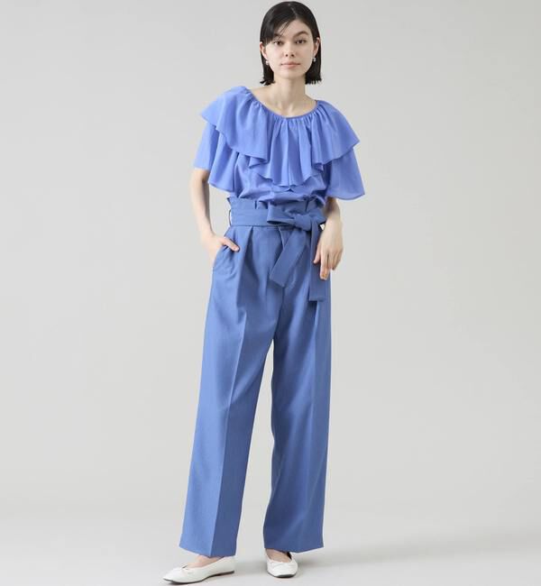 TIARA「ウエストタックワイドパンツ」|その他|