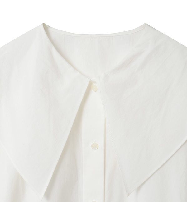 TIARA「ビッグカラーシャツブラウス」|シャツ・ブラウス|