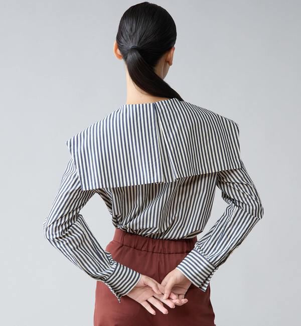 TIARA「ビッグカラーシャツブラウス」|シャツ・ブラウス|