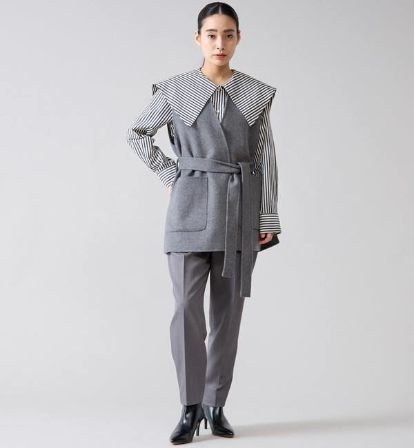 TIARA「ビッグカラーシャツブラウス」|シャツ・ブラウス|