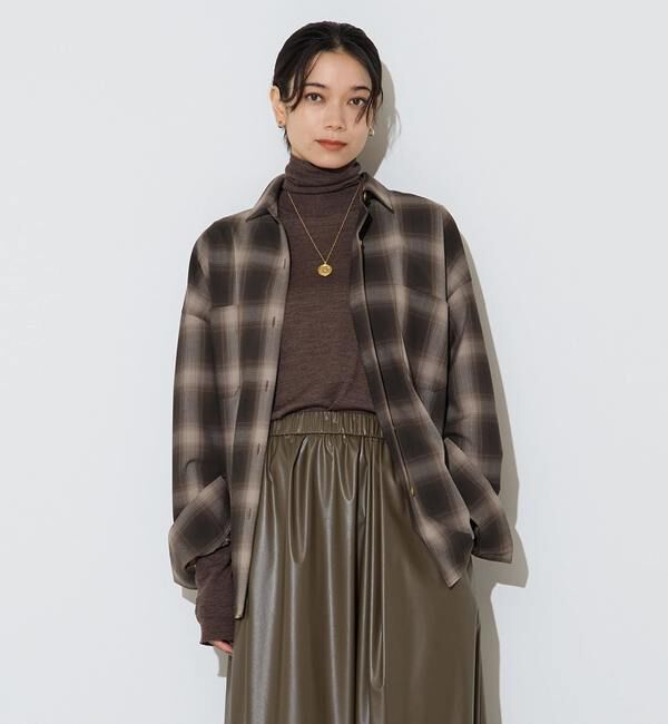 Liesse「ウォッシャブルウールタートルニット」|ニット・セーター|