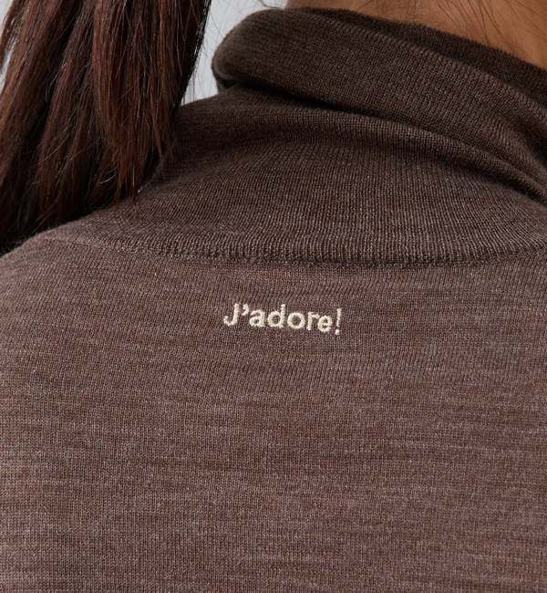 Liesse「ウォッシャブルウールタートルニット」|ニット・セーター|