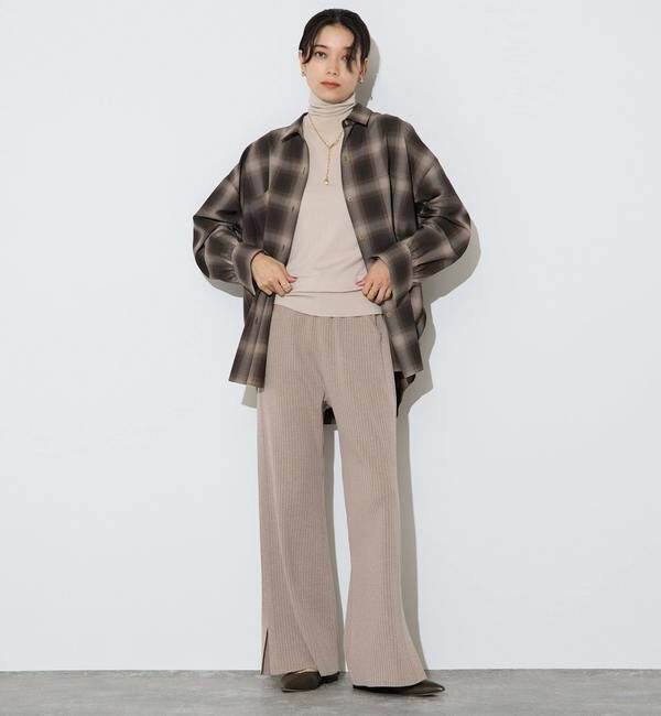 Liesse「ウォッシャブルウールタートルニット」|ニット・セーター|