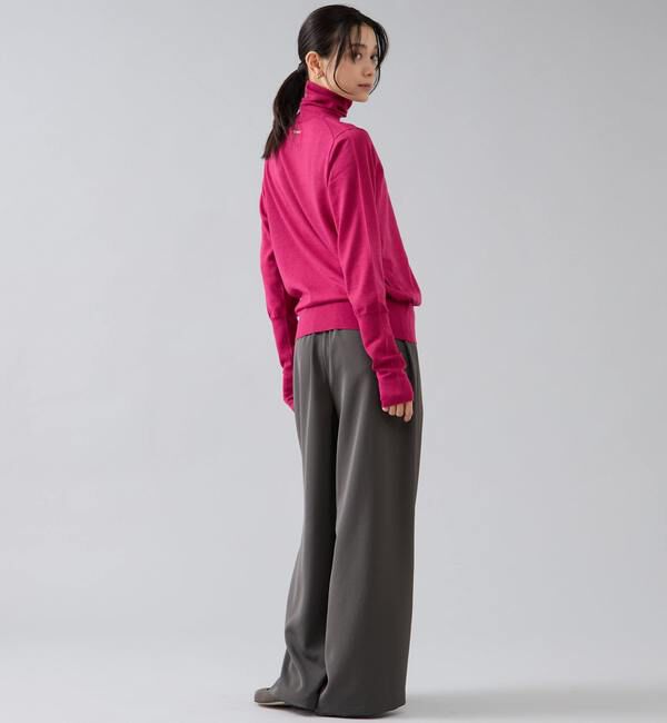 Liesse「ウォッシャブルウールタートルニット」|ニット・セーター|