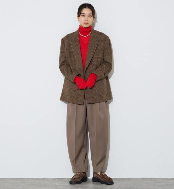 Liesse「ウォッシャブルウールタートルニット」|ニット・セーター|