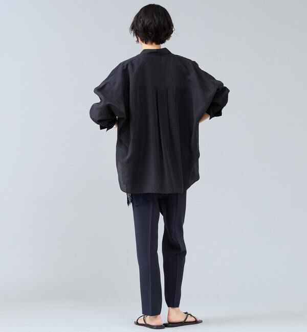 Liesse「シアーオーバーシャツ」|シャツ・ブラウス|