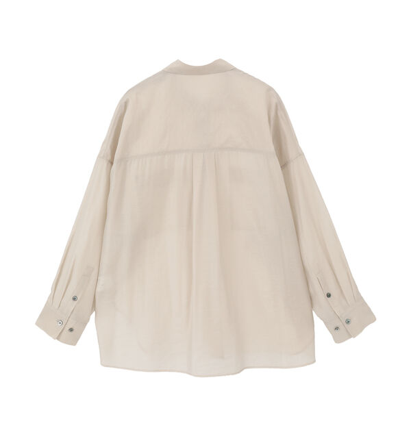Liesse「シアーオーバーシャツ」|シャツ・ブラウス|