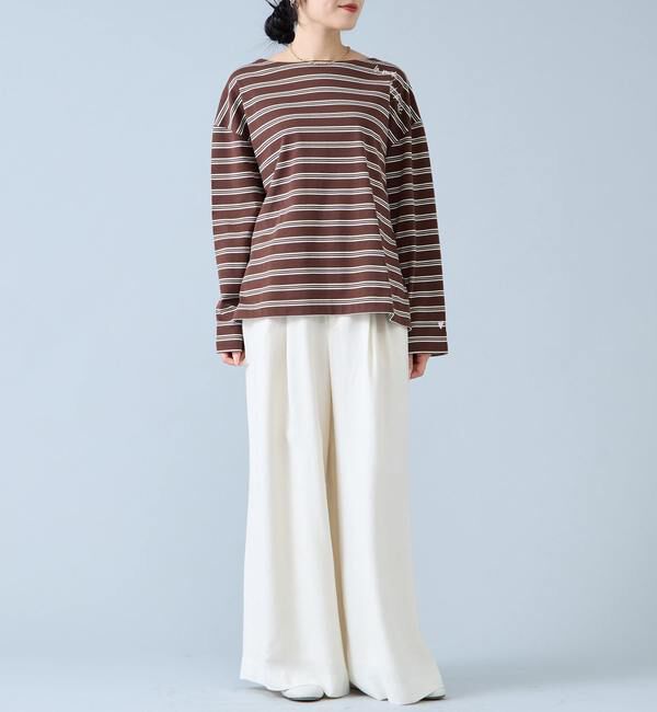 Liesse「《コラボ》Emily in Paris　ボーダーカットソー」|Tシャツ・カットソー|