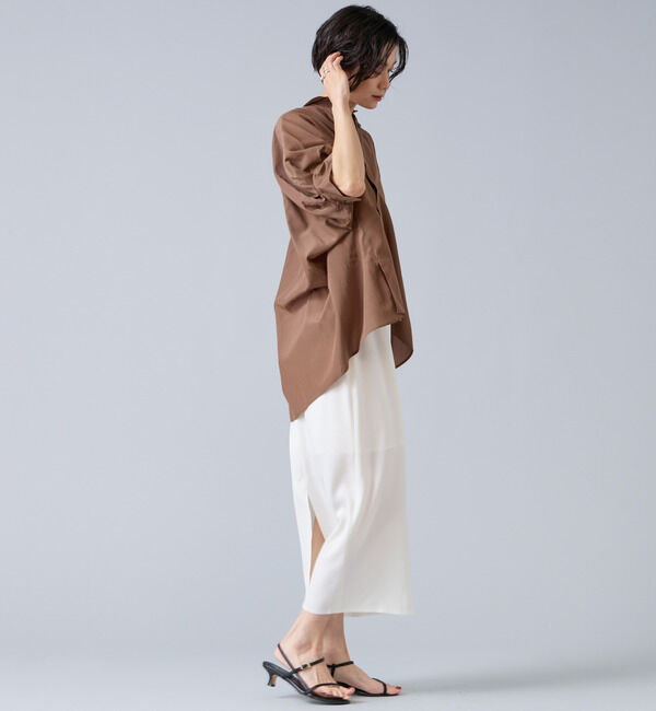 Liesse「ジョーゼットナロースカート」|スカート|