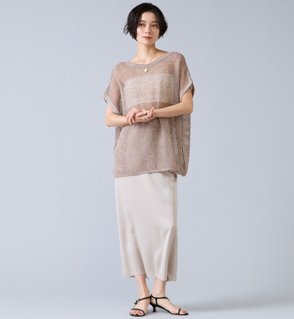 Liesse「ジョーゼットナロースカート」|スカート|