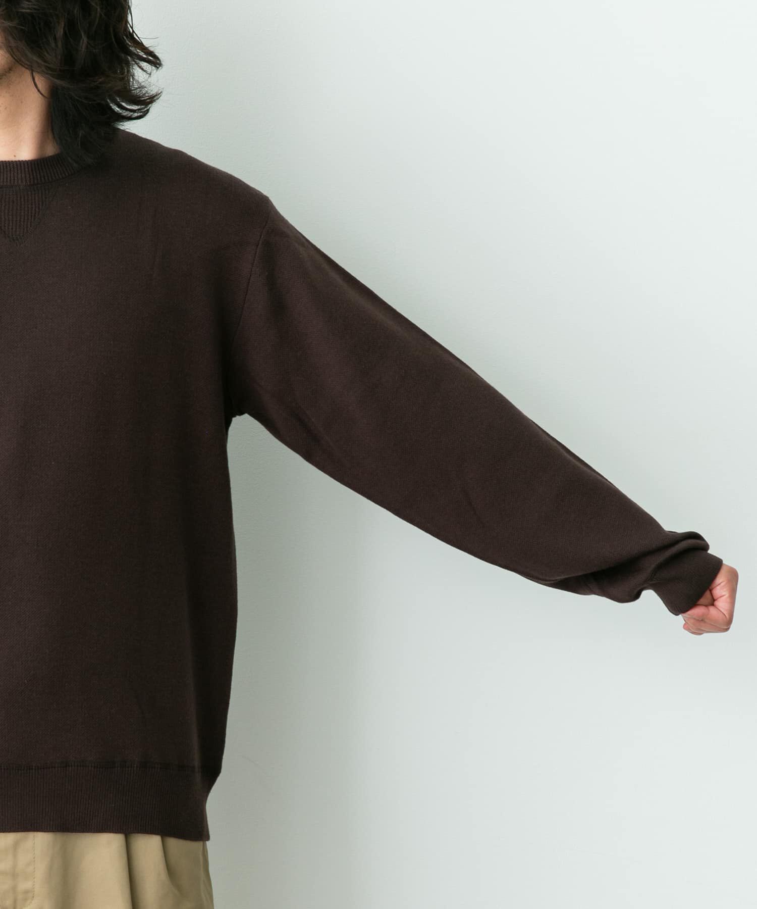 Sonny Label 「スウェットライクニットプルオーバー」|ニット・セーター|