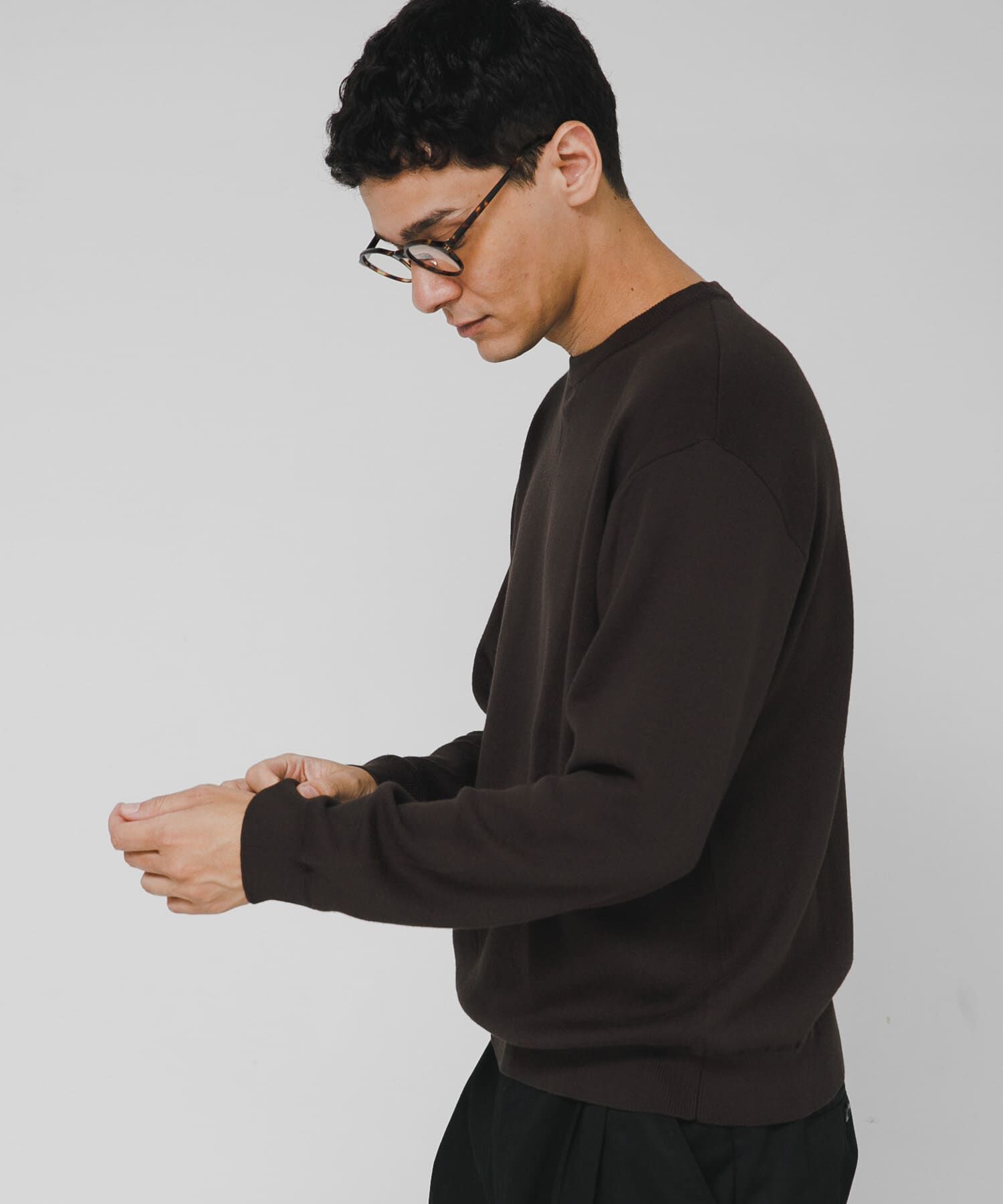 Sonny Label 「スウェットライクニットプルオーバー」|ニット・セーター|