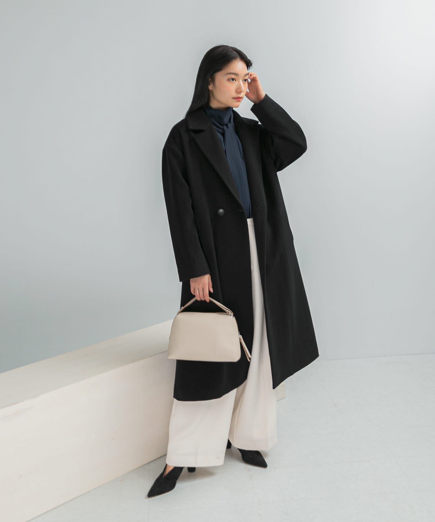 URBAN RESEARCH ROSSO「カシミヤビーバーチェスターコート」|チェスターコート|