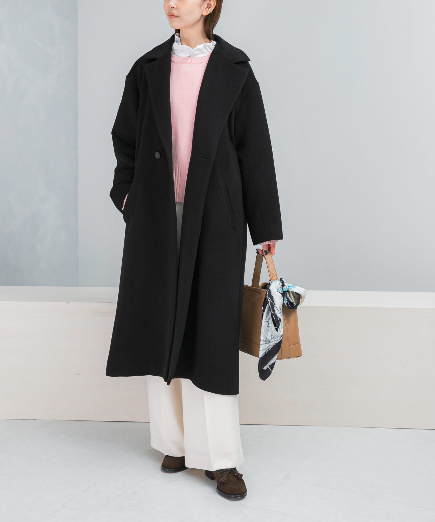 URBAN RESEARCH ROSSO「カシミヤビーバーチェスターコート」|チェスターコート|