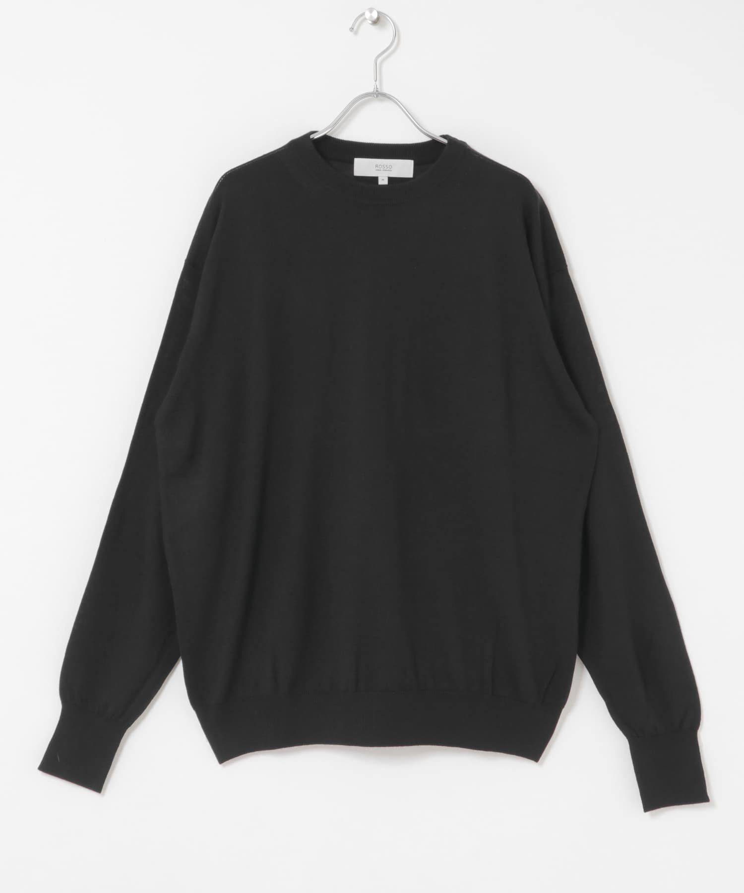 URBAN RESEARCH ROSSO「イタリア糸メリノウールクルーニット」|ニット・セーター|