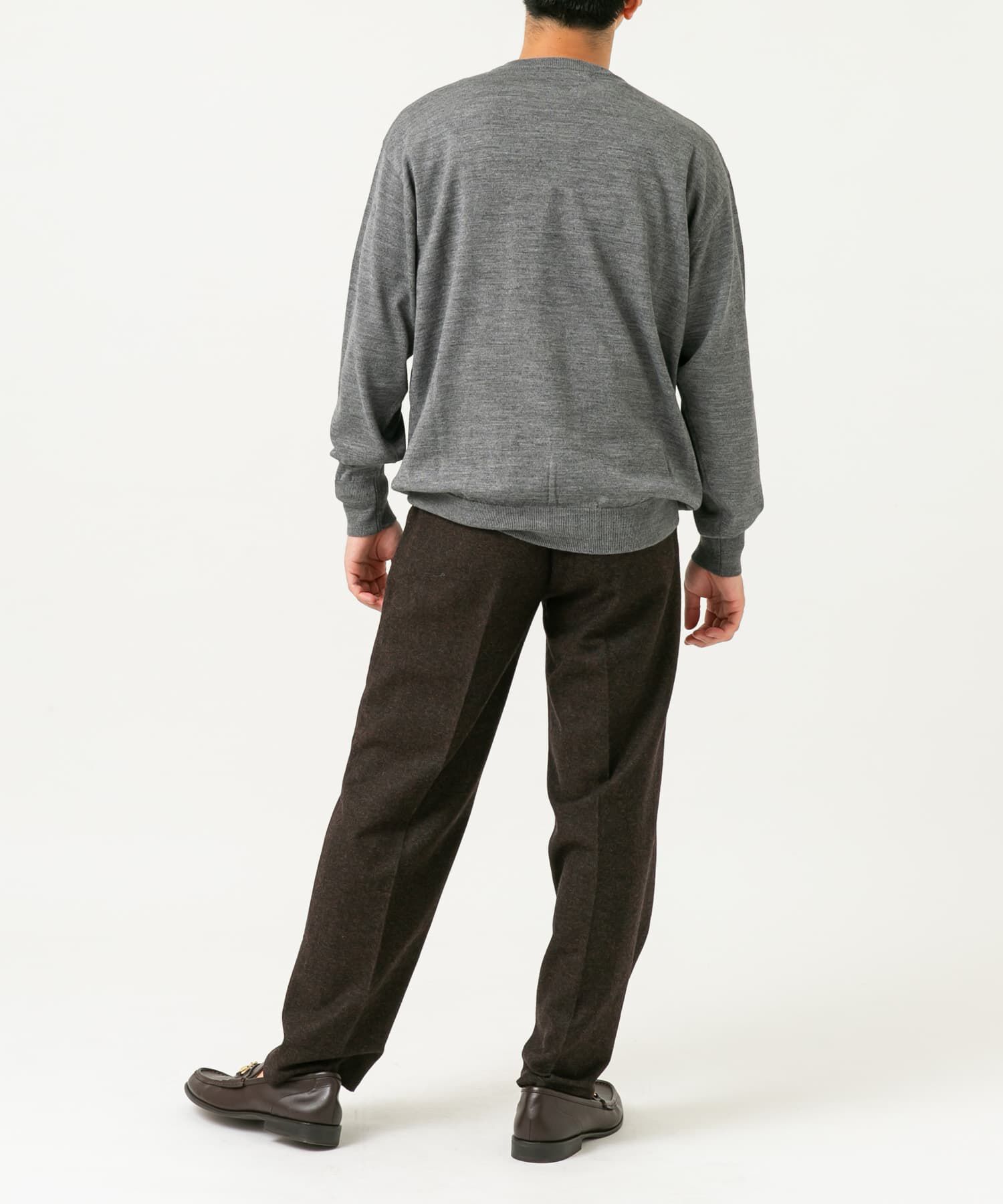 URBAN RESEARCH ROSSO「イタリア糸メリノウールクルーニット」|ニット・セーター|