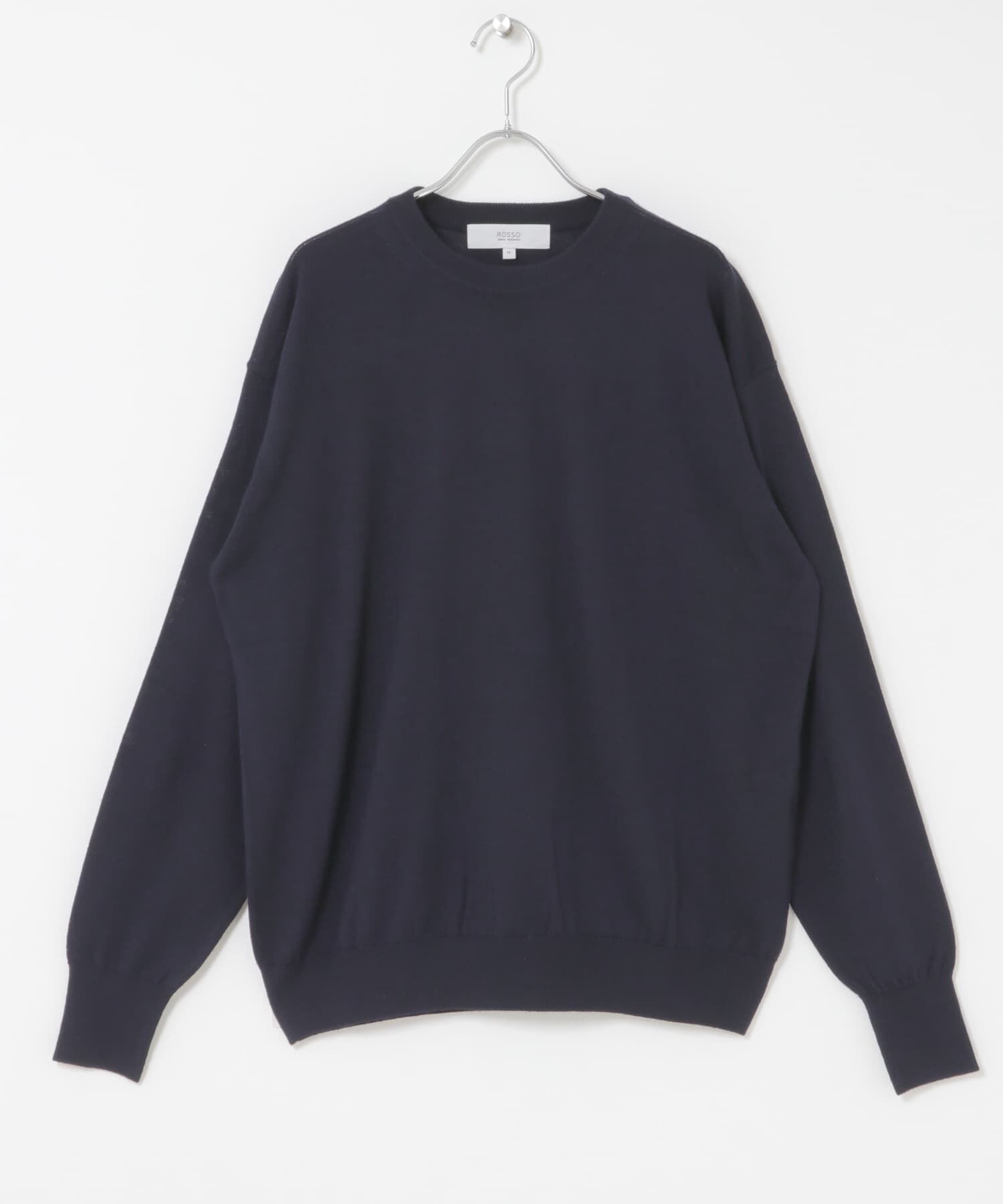 URBAN RESEARCH ROSSO「イタリア糸メリノウールクルーニット」|ニット・セーター|