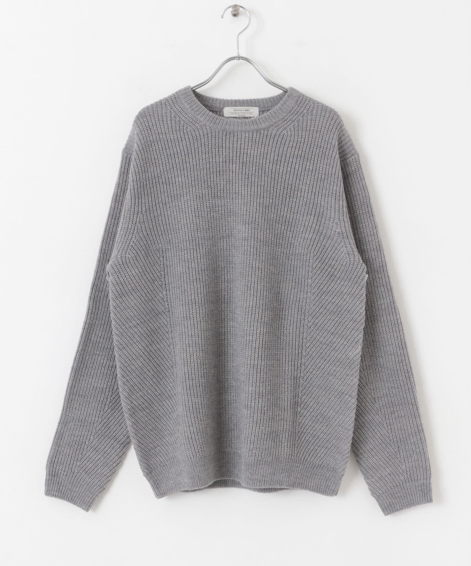 Sonny Label 「ウォッシャブルウール混クルーネックニット」|ニット・セーター|