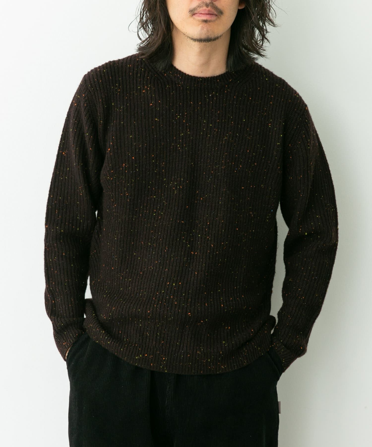 Sonny Label 「ウォッシャブルウール混クルーネックニット」|ニット・セーター|