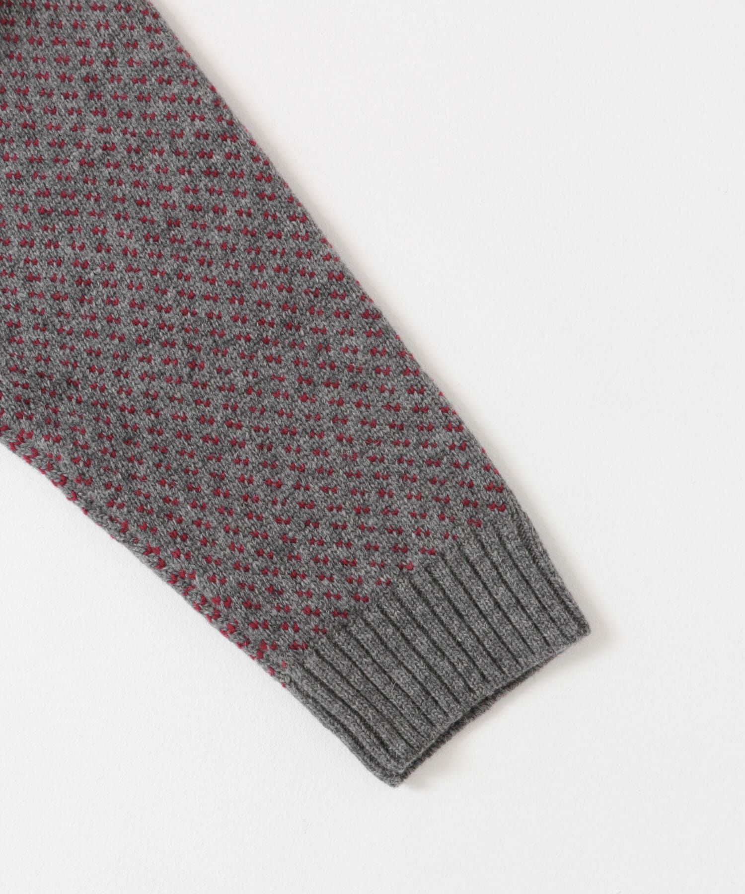 URBAN RESEARCH ROSSO「『XLサイズあり』バーズアイ柄クルーネックニット」|ニット・セーター|