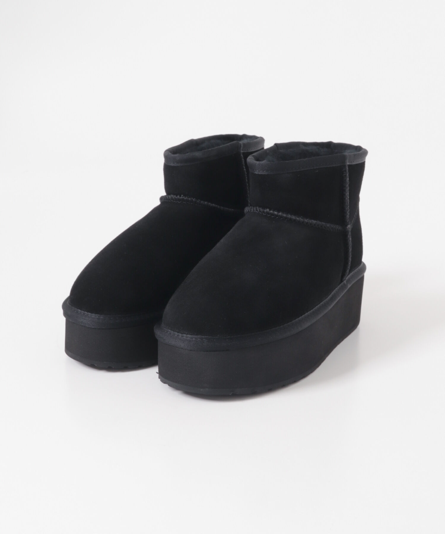 RODE SKO「EMU　PLATFORM MICRO WOOL」|ショートブーツ|