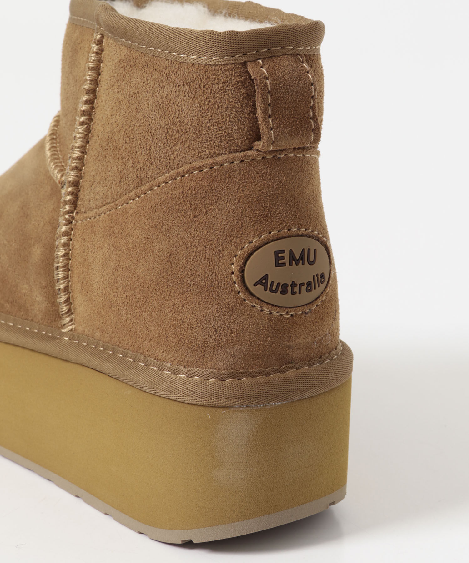 RODE SKO「EMU　PLATFORM MICRO WOOL」|ショートブーツ|