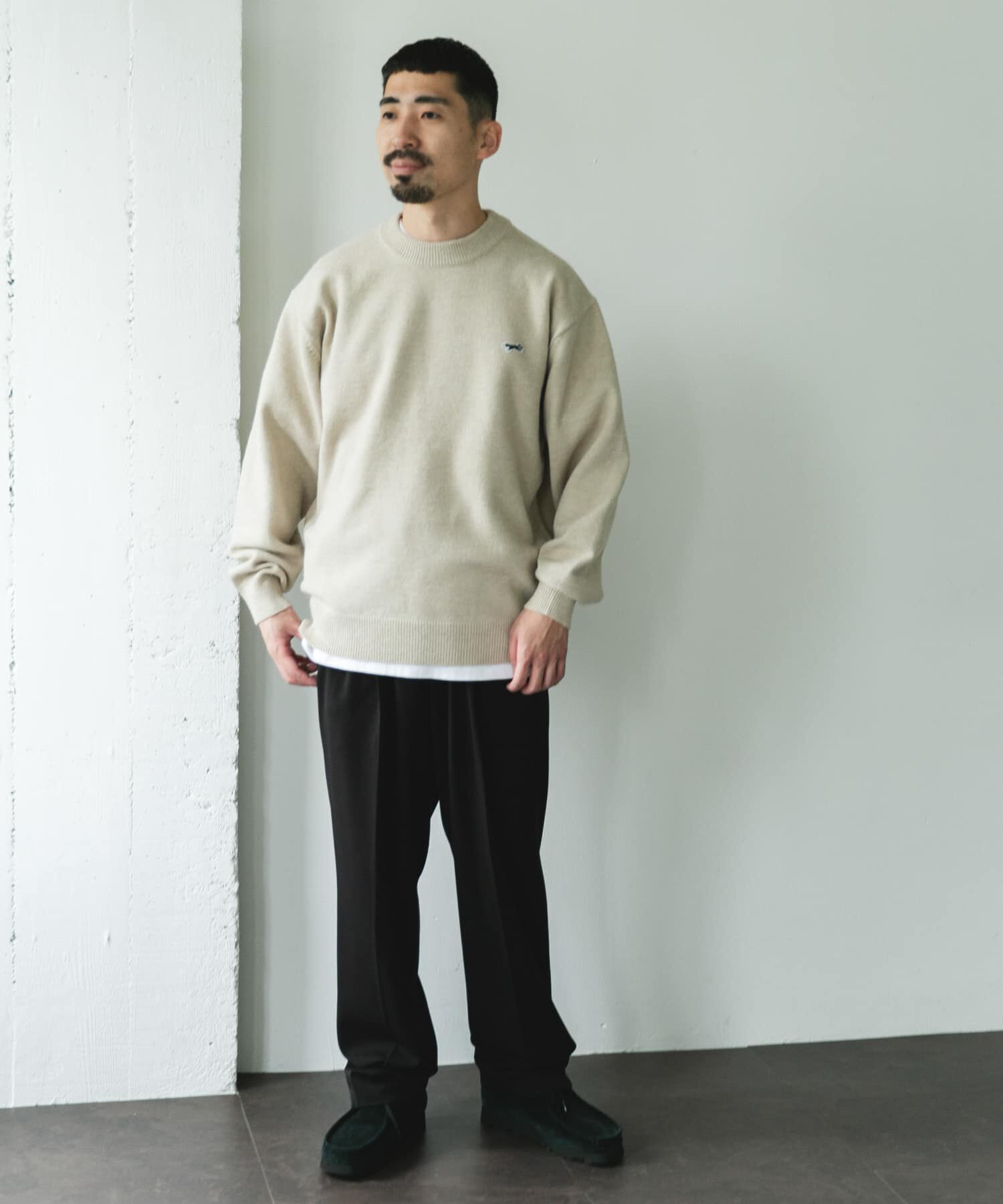 URBAN RESEARCH DOORS「『別注』PENNEYS&times;DOORS　THE FOX クルーネックスフレニット」|ニット・セーター|