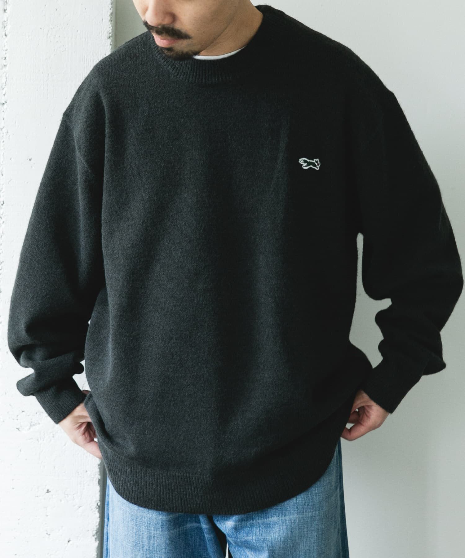 URBAN RESEARCH DOORS「『別注』PENNEYS&times;DOORS　THE FOX クルーネックスフレニット」|ニット・セーター|