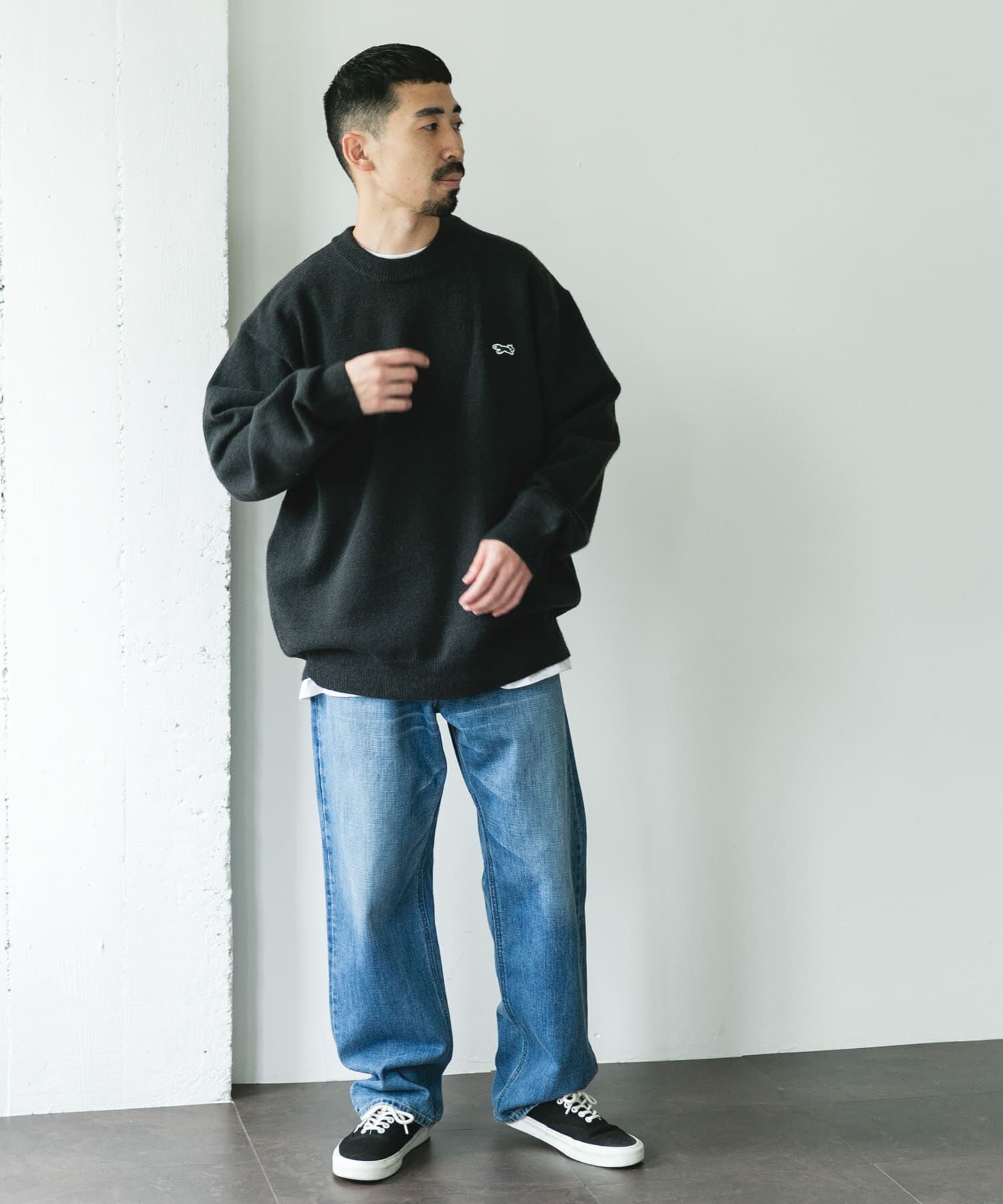 URBAN RESEARCH DOORS「『別注』PENNEYS&times;DOORS　THE FOX クルーネックスフレニット」|ニット・セーター|