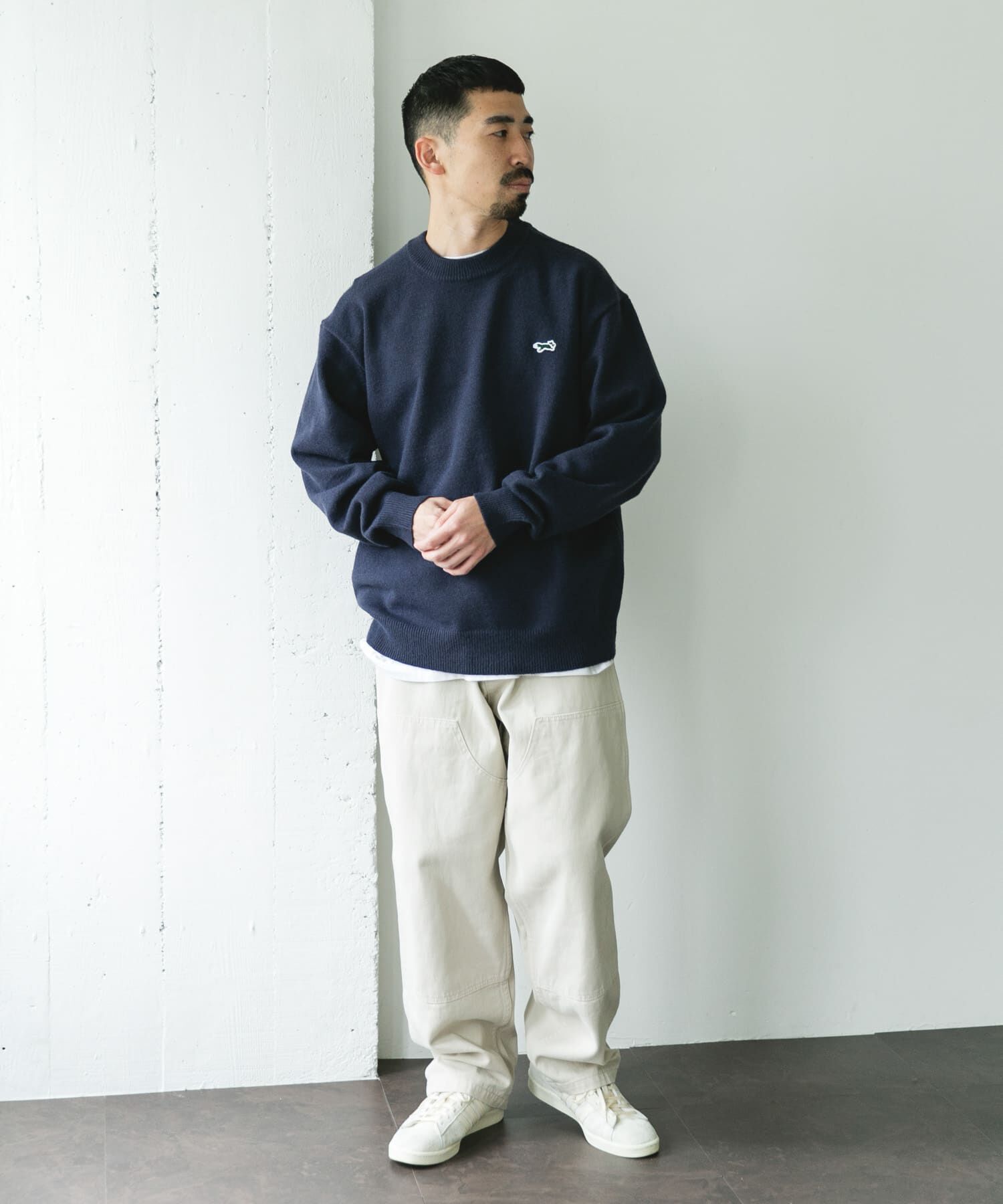 URBAN RESEARCH DOORS「『別注』PENNEYS&times;DOORS　THE FOX クルーネックスフレニット」|ニット・セーター|