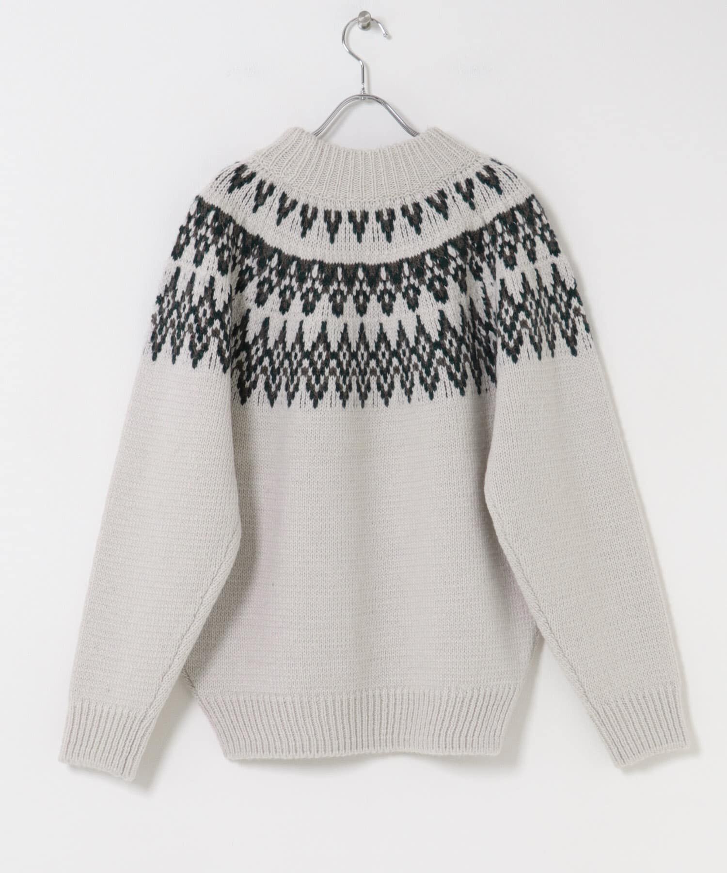 URBAN RESEARCH DOORS「求心柄モックネックニット」|ニット・セーター|