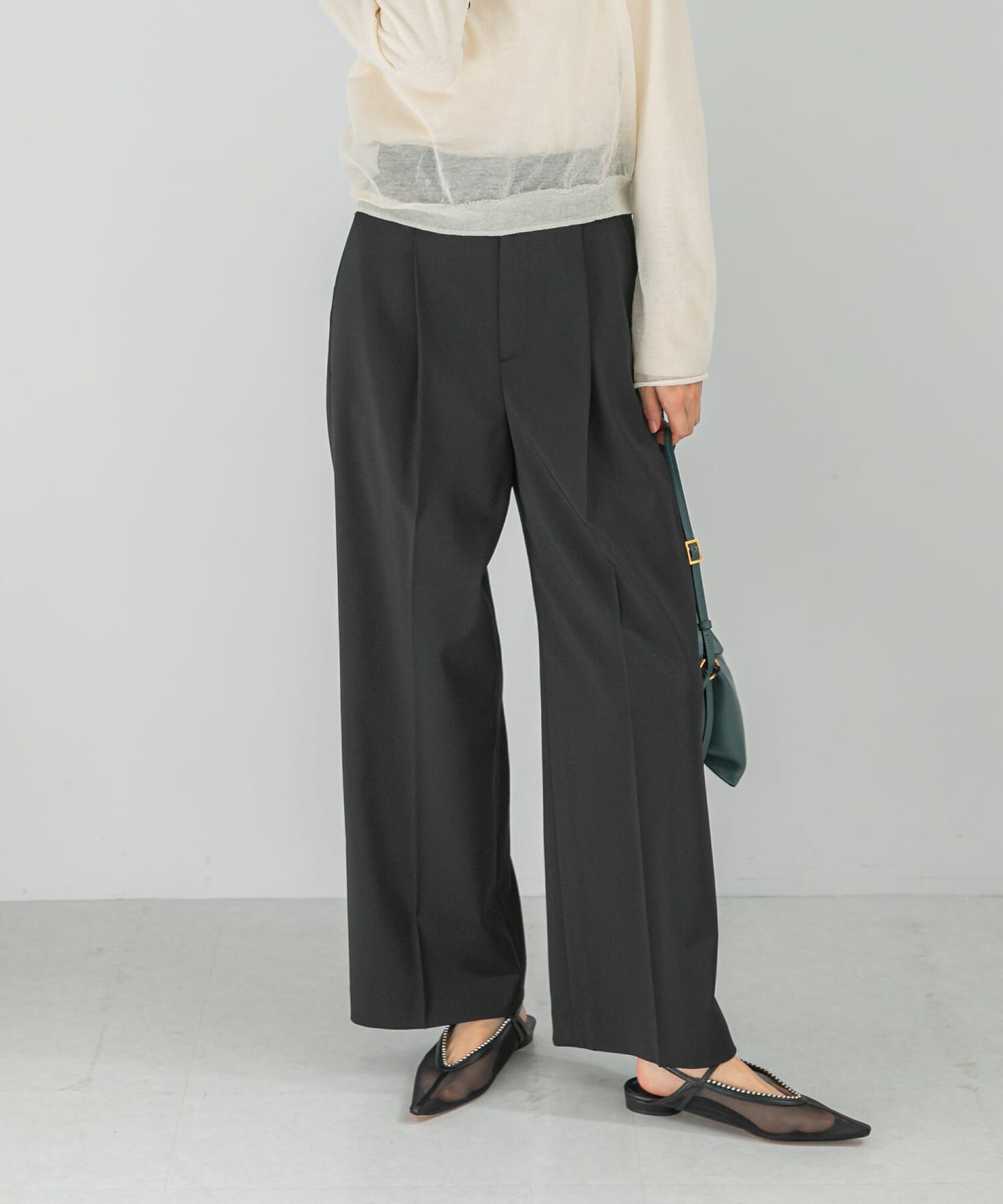 URBAN RESEARCH ROSSO「防シワハイウエストワイドスラックス」|その他|