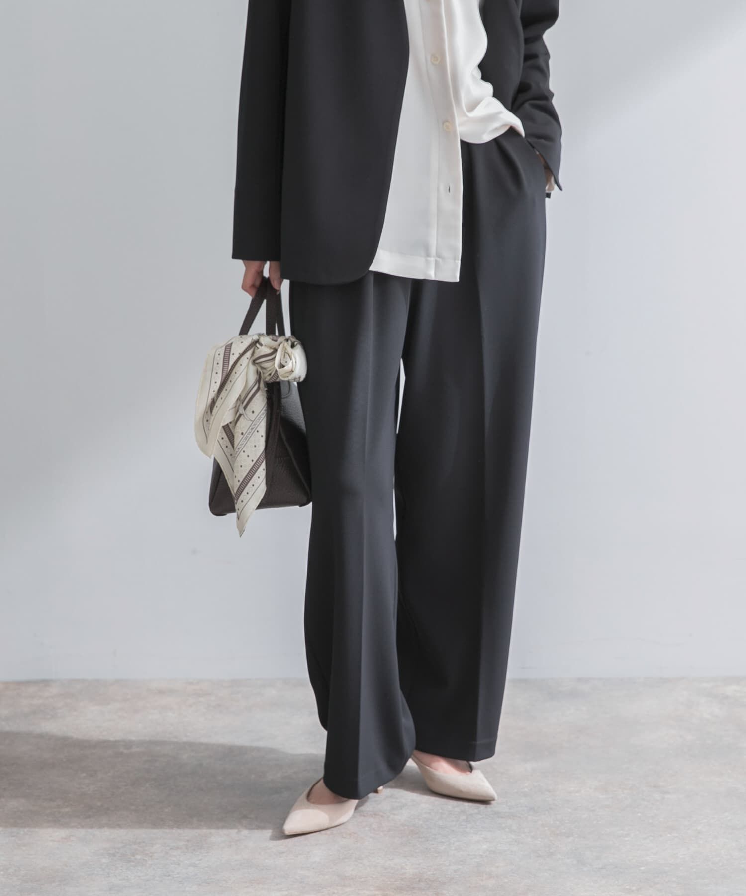 URBAN RESEARCH ROSSO「ストレッチツイルタックストレートパンツ」|その他|