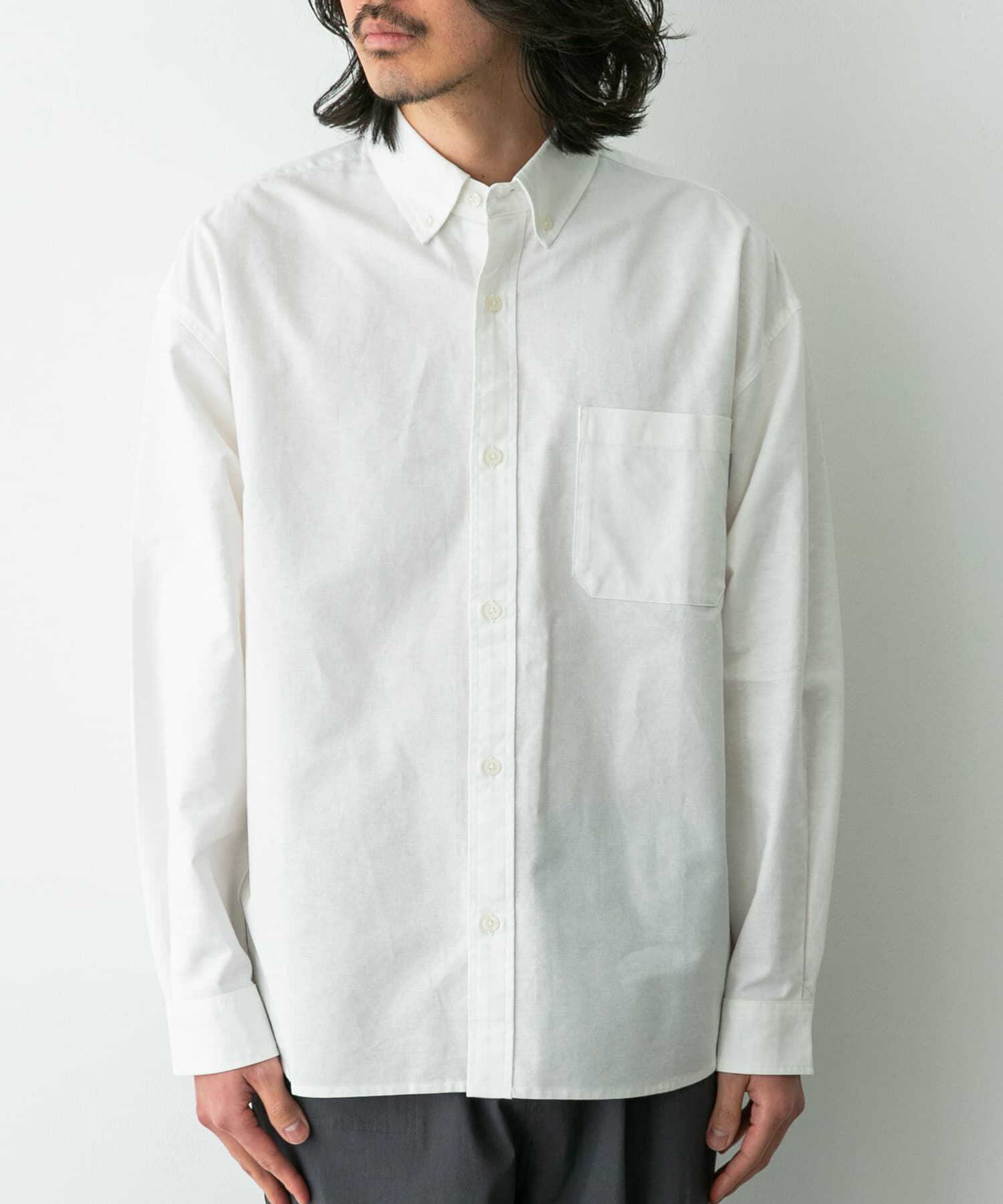 Sonny Label 「抗菌オックスボタンダウンオーバーシャツ」|シャツ・ブラウス|