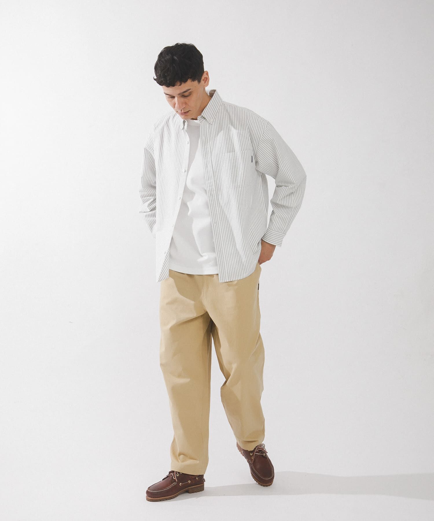 Sonny Label 「抗菌オックスボタンダウンオーバーシャツ」|シャツ・ブラウス|