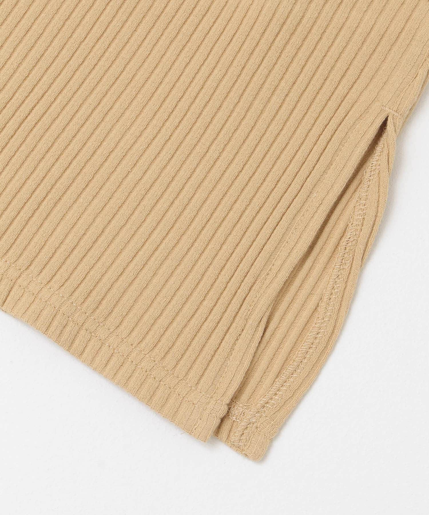  「BACKオープンメローリブタンクトップ」|タンクトップ|