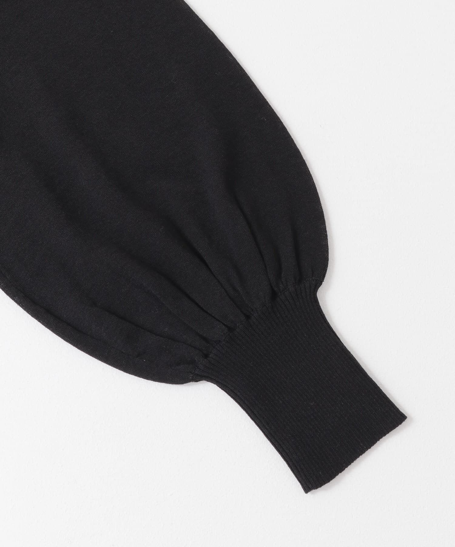  「BACKオープンボリュームスリーブニット」|ニット・セーター|