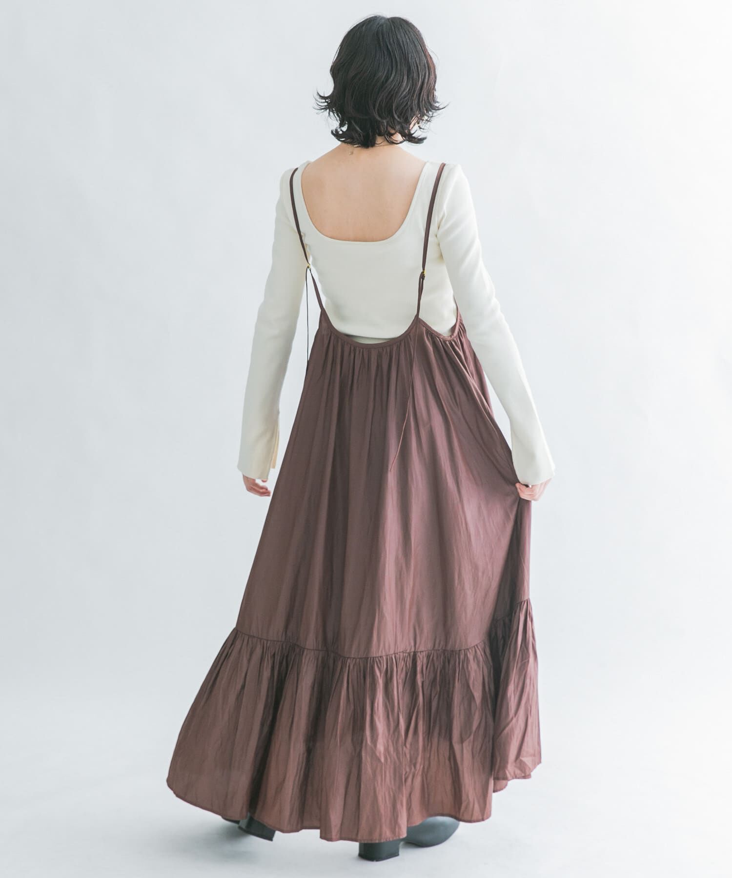  「ティアードキャミワンピース」|ワンピース|