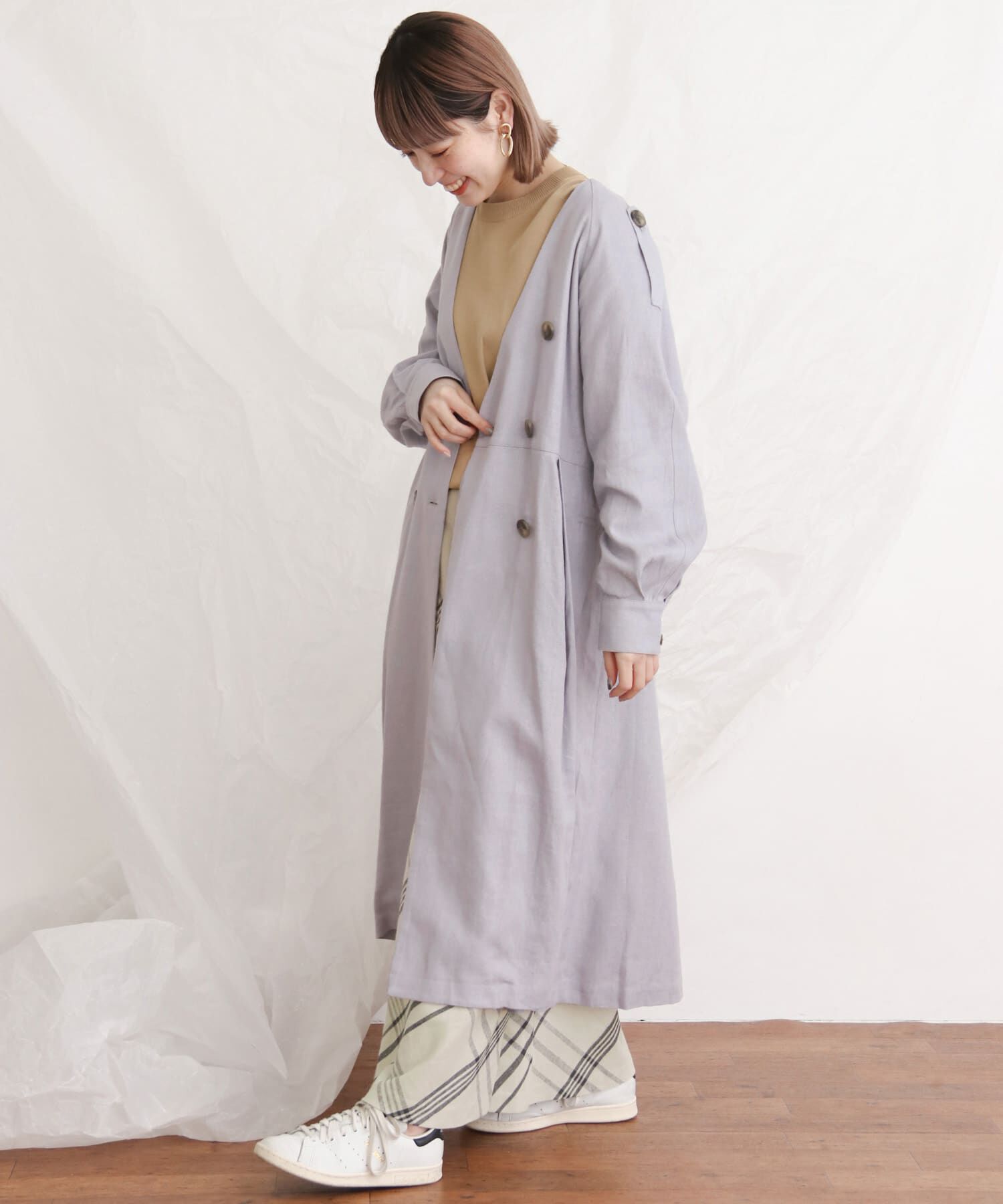  「トレンチドレスコート&there4;」|トレンチコート|