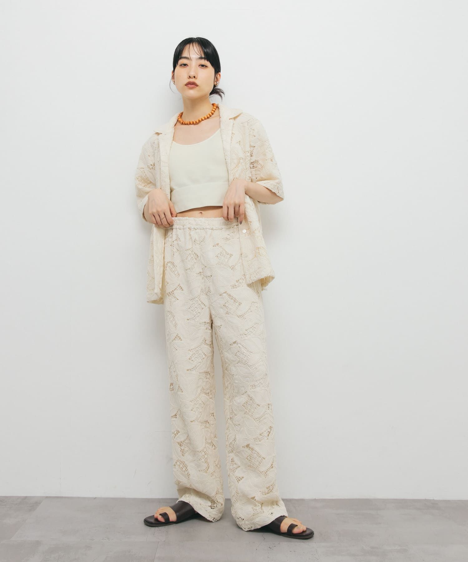  「ケミカルレースBIGシャツ」|シャツ・ブラウス|