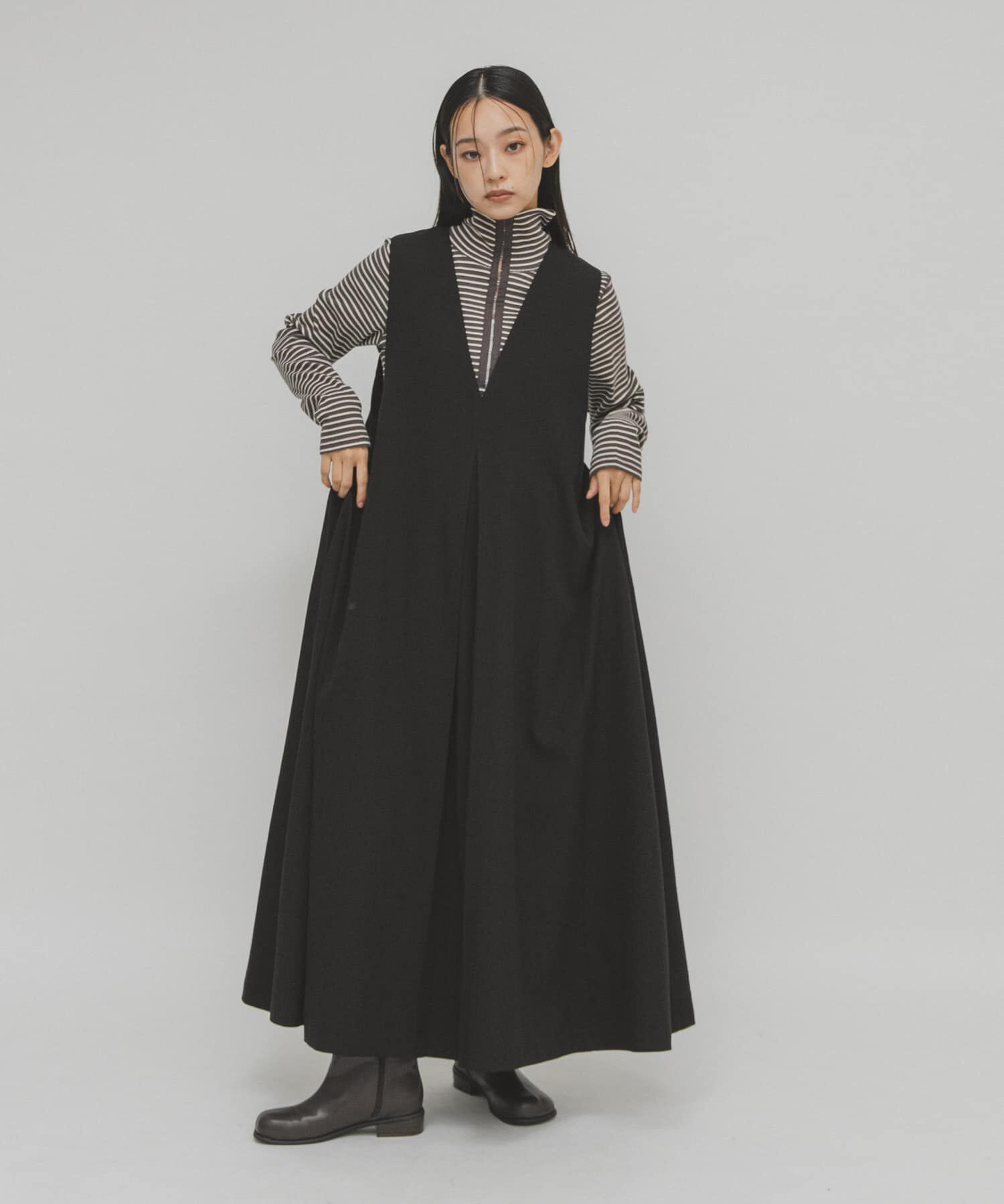  「『一部WEB限定カラー』2WAYフレアジャンパースカート」|ワンピース|