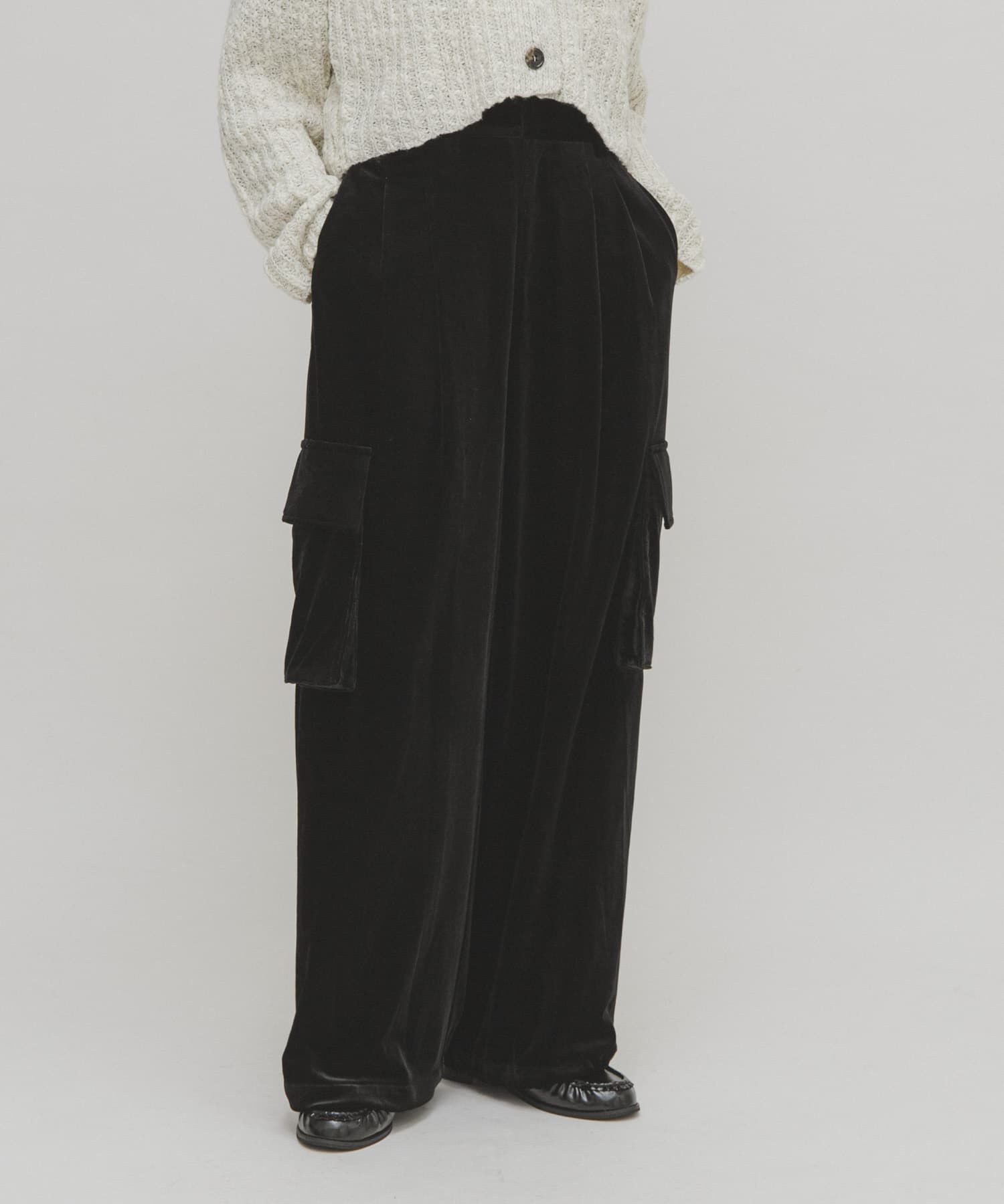  「ベロアカーゴパンツ」|その他|