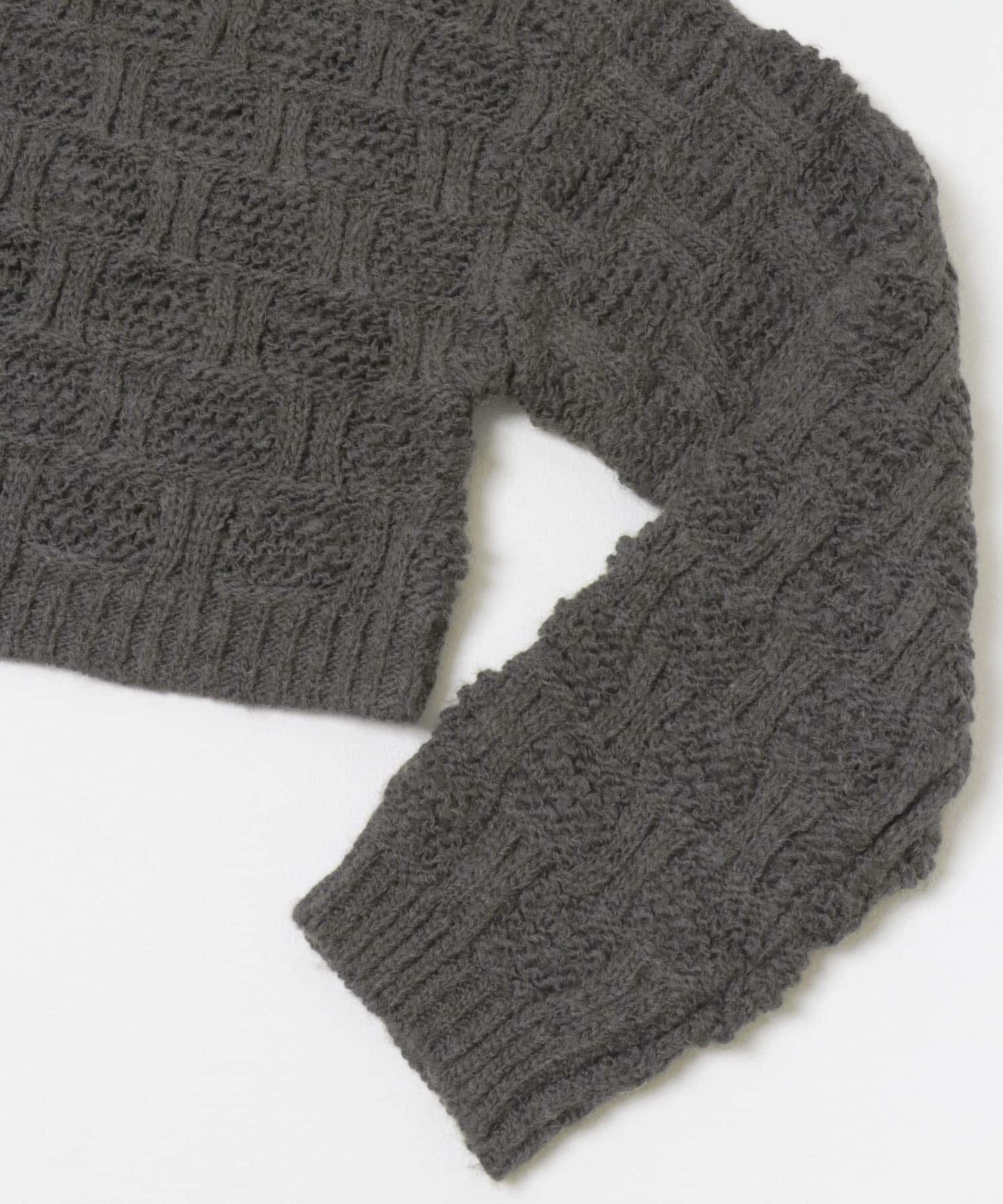  「グリッドパターンニット」|ニット・セーター|